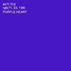 #4717C6 - Purple Heart Color Image